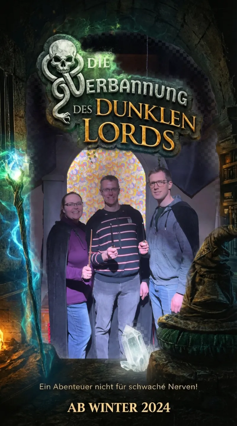 Beweisfoto aus dem Raum Die Verbannung des dunklen Lords bei Mining Adventure World
